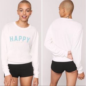 SPIRITUAL GANGSTER | Happy Crew Neck Pullover L
